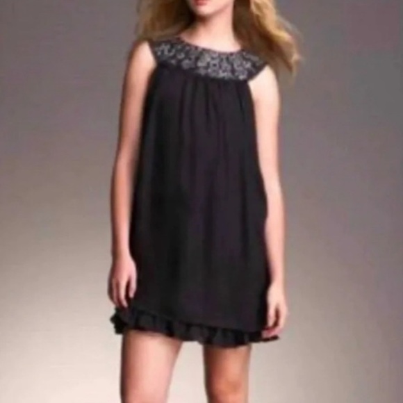 Alice + Olivia 100% Silk Trapeze Embellished Dress Black Size Small NWOT! - Picture 2 of 14
